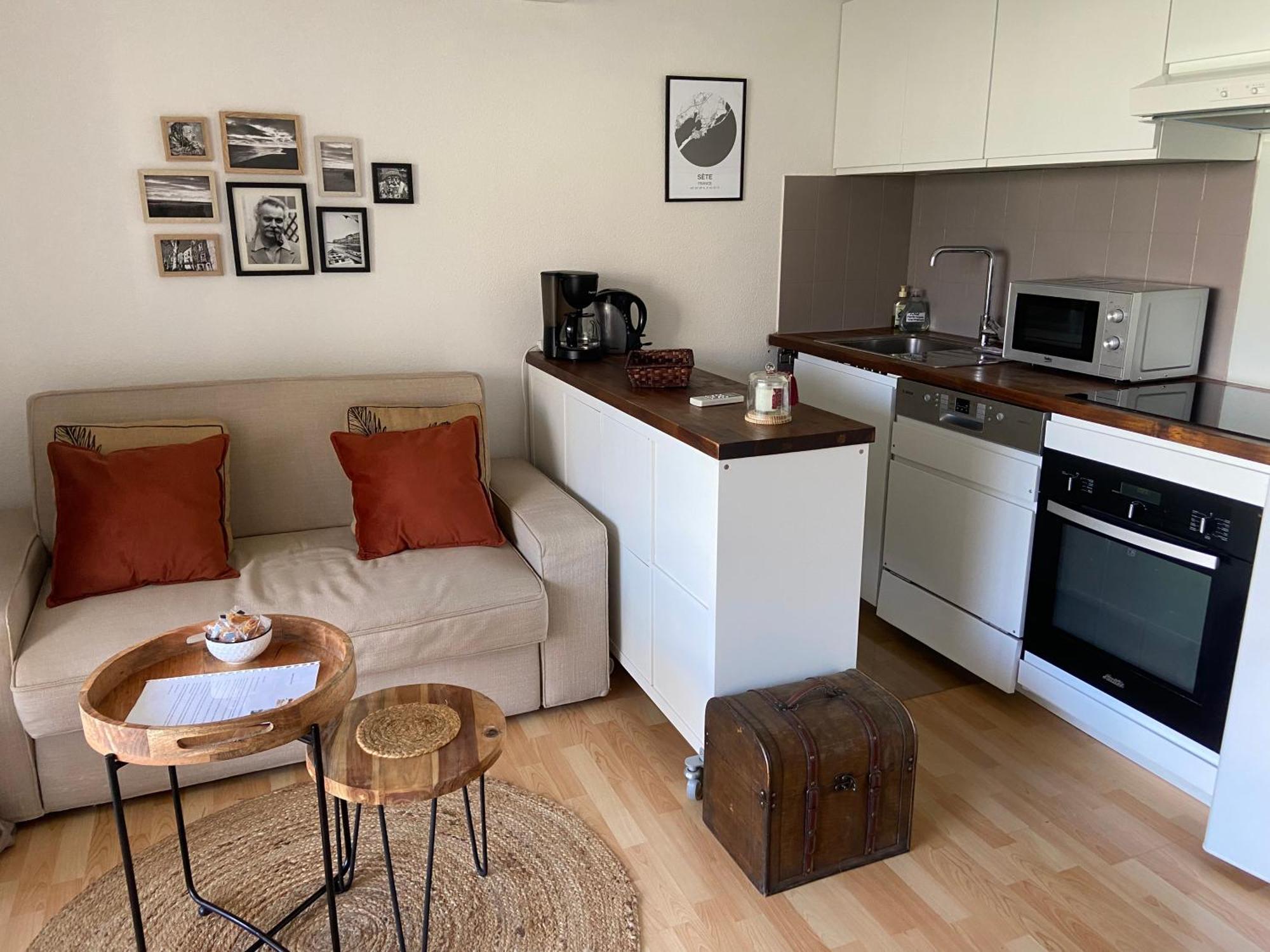 Charmant Appartement Central Terrasse Proche Gare 塞特港 外观 照片