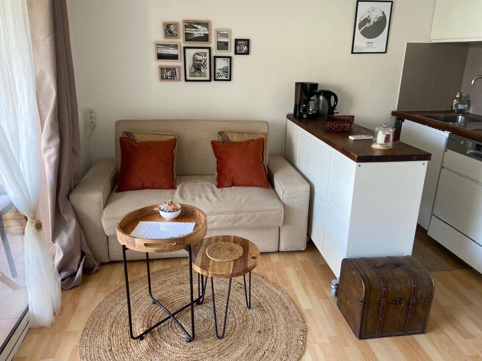Charmant Appartement Central Terrasse Proche Gare 塞特港 外观 照片